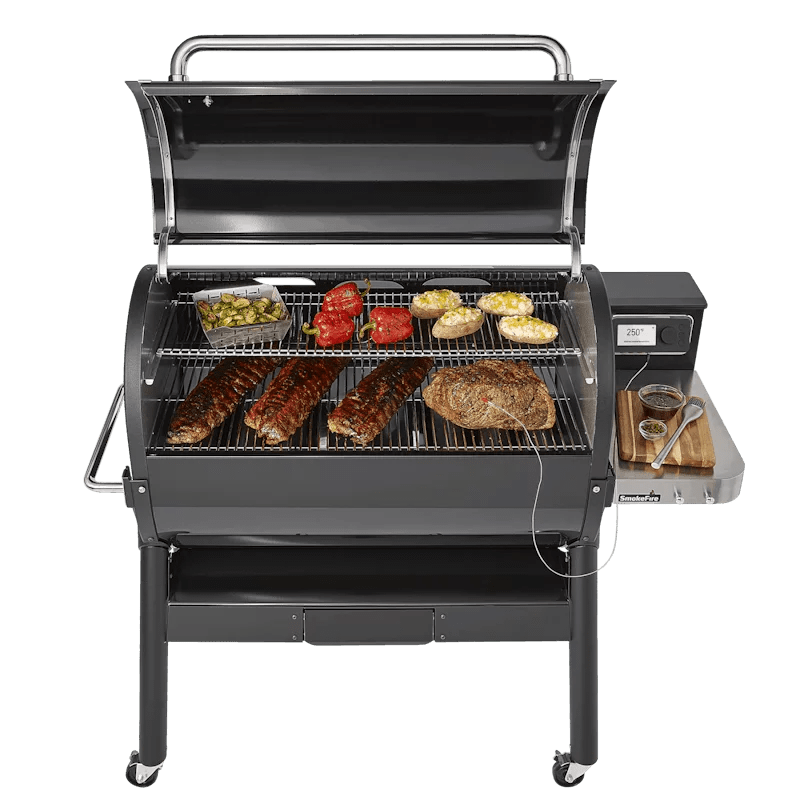 Weber SmokeFire EX6 Wood Fired Pellet Grill – Black
