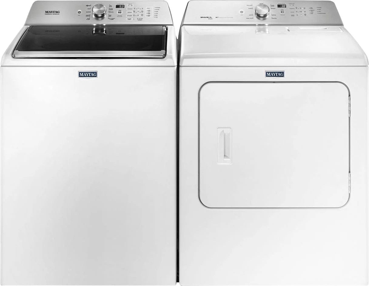 Maytag – 4.7 Cu. Ft. Top Load Washer with Dual-Action PowerWash Agitator – White
