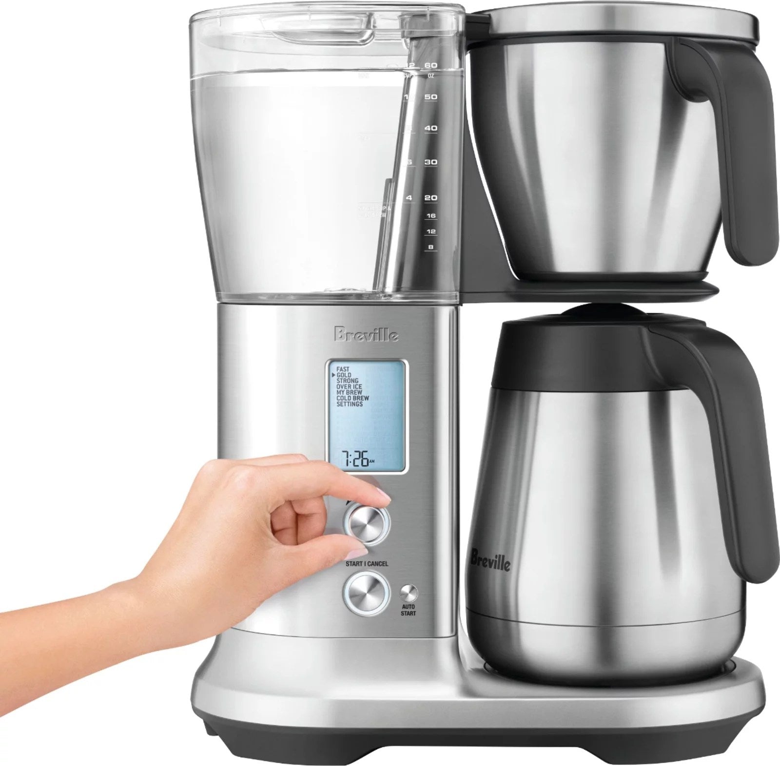 Breville – the Precision Brewer Thermal 12-Cup Coffee Maker – Brushed Stainless Steel