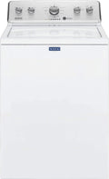 Maytag – 3.8 Cu. Ft. High Efficiency Top Load Washer with PowerWash Agitator – White
