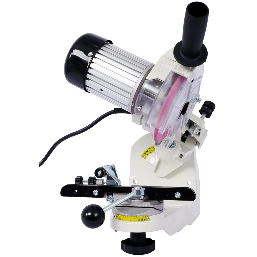 Chainsaw Sharpener Professional Multi-Angle Adjustable Chain Grinder 120V Bench Grinder