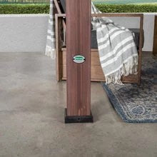 Somerville 14x10 pergola – walnut stain