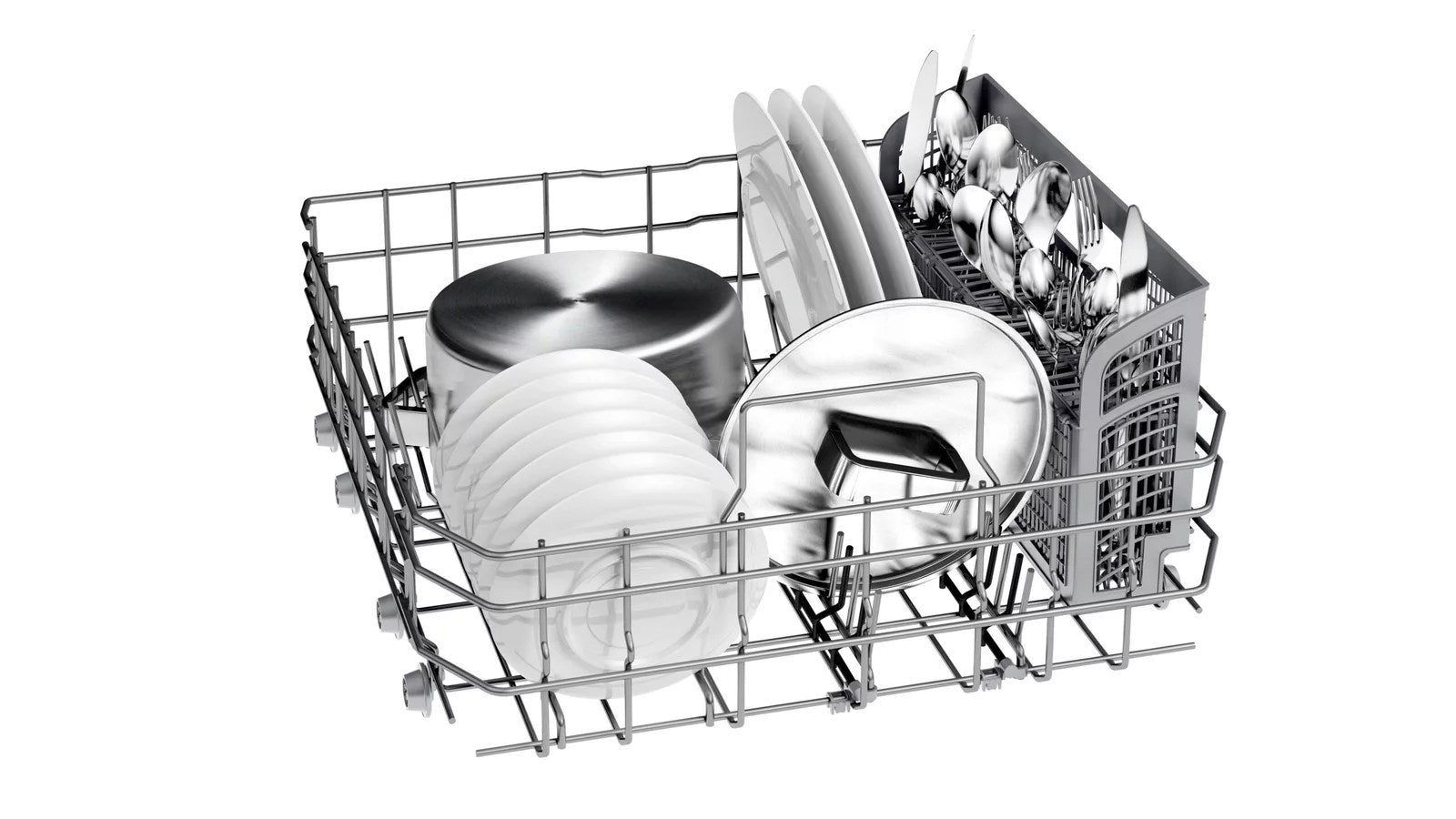 Bosch 500 Series 24″ White Built in Dishwasher-SHPM65Z52N