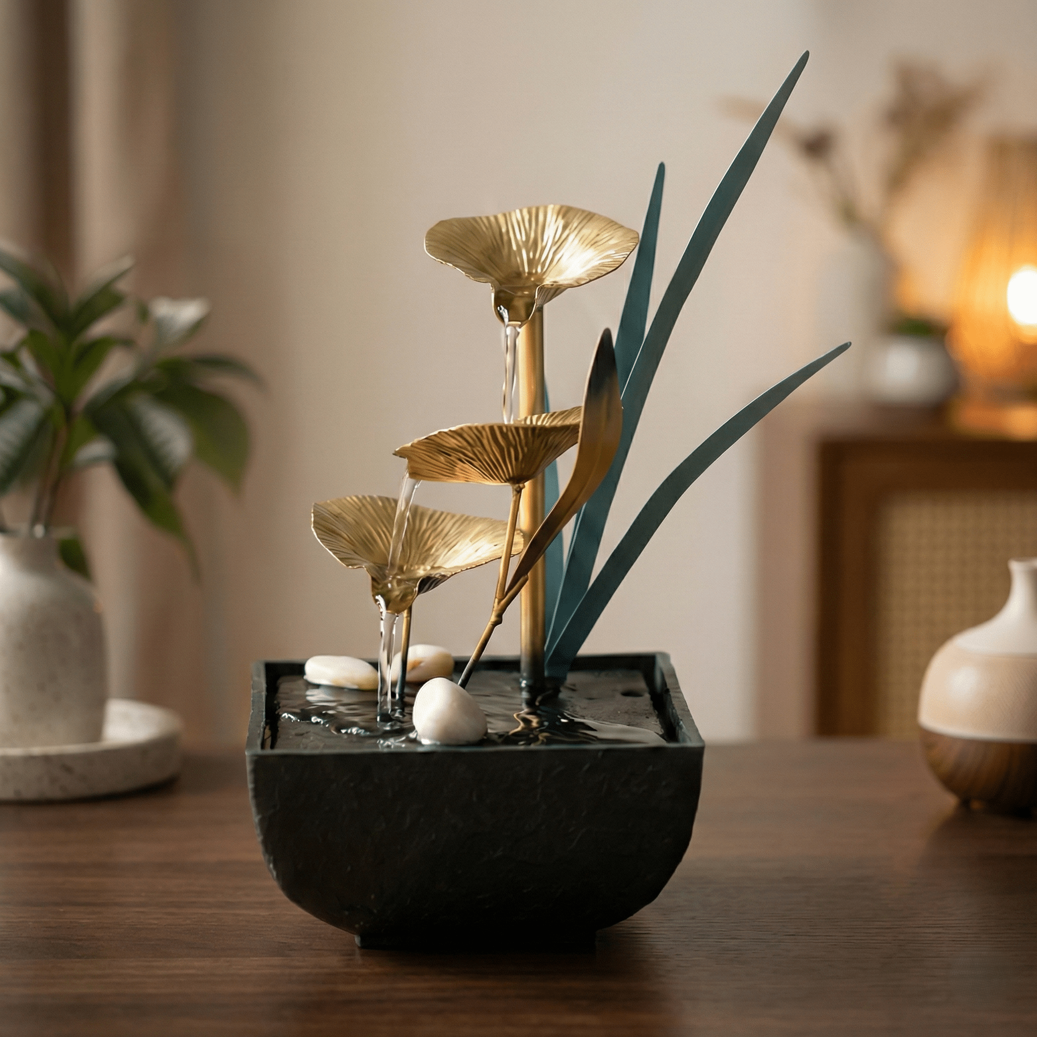 Bonsai Tabletop Humidifier – Rockery Fountain Decor